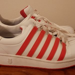 Women's Pink and White K-Swiss